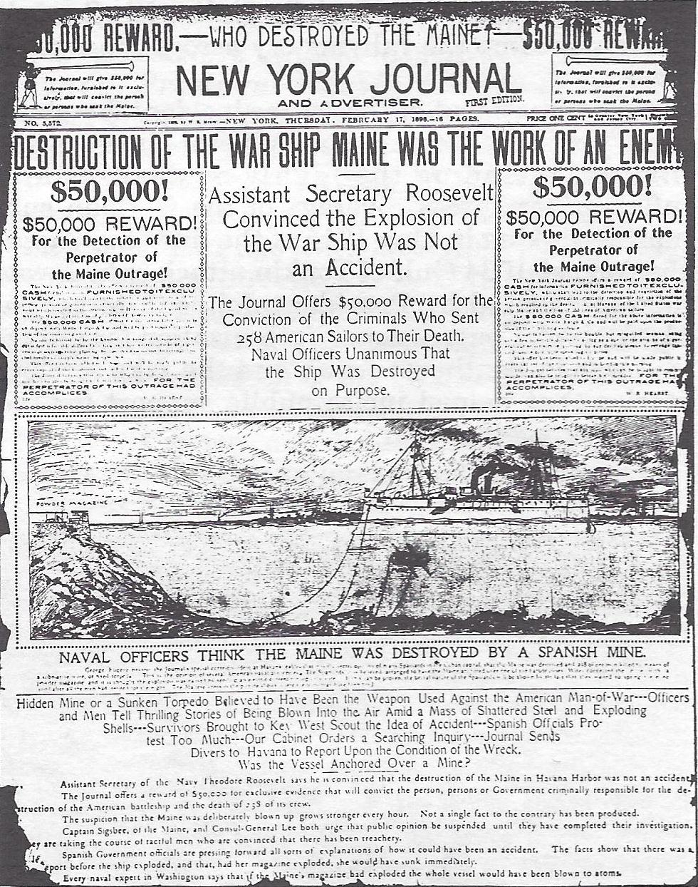 New York Journal`S War Issue [1898]