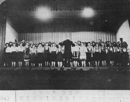 Ukrainian women’s choir at the Auschwitz III (Monowitz) camp
