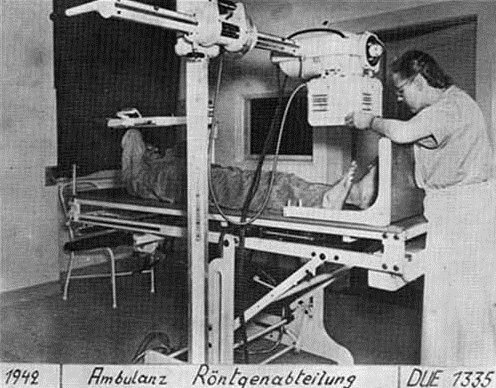 X-ray room at Auschwitz camp