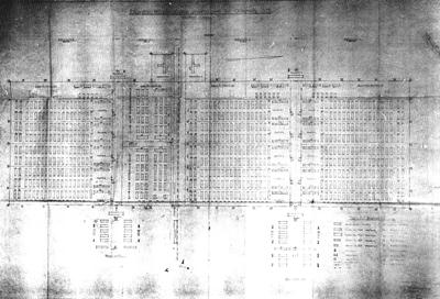 August 1942 architectural diagram of the Auschwitz-Birkenau camp