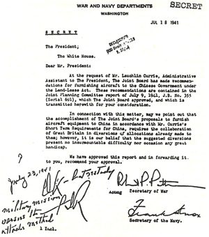 Roosevelt's order to attack Japan, July 23, 1941