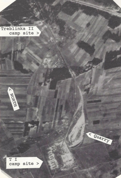 Air photo of the Treblinka II camp, Sept. 1944