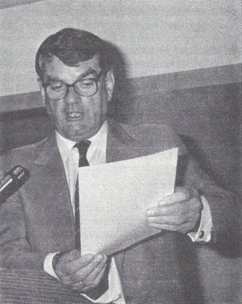 David Irving at the 1990 IHR Conference