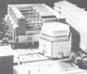 Model of the US Holocaust Memorial Museum