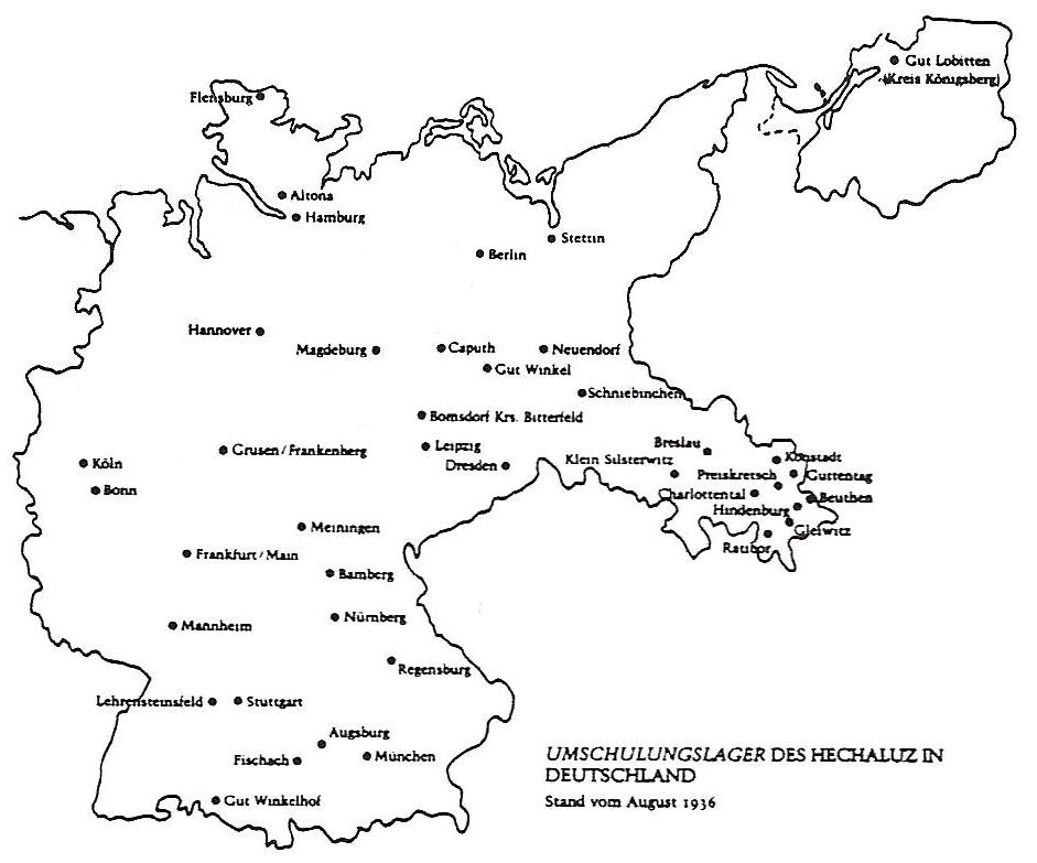 Карта германии 1933