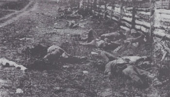 Confederate dead at the battle of Antietam (Sharpsburg, Maryland), September 17, 1862