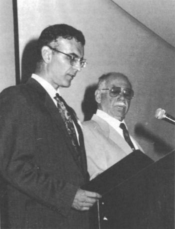 Carlo Mattogno (left), with translator Russ Granata