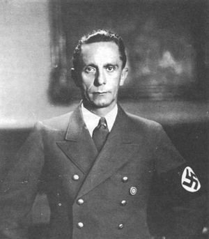 Dr. Goebbels, in an official portrait