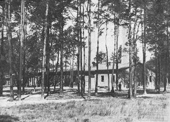 Crematory building No. 5 (Krema V) in Auschwitz-Birkenau