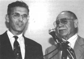 Carlo Mattogno, left, with Russ Granata, at the Twelfth IHR Conference, September 1994