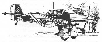World War II German 'Stuka' Junkers 87 dive-bomber