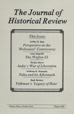 The Journal of Historical Review - cover
