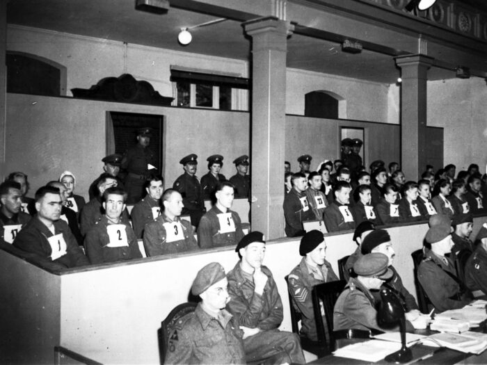 Defendants at the Belsen Show Trial