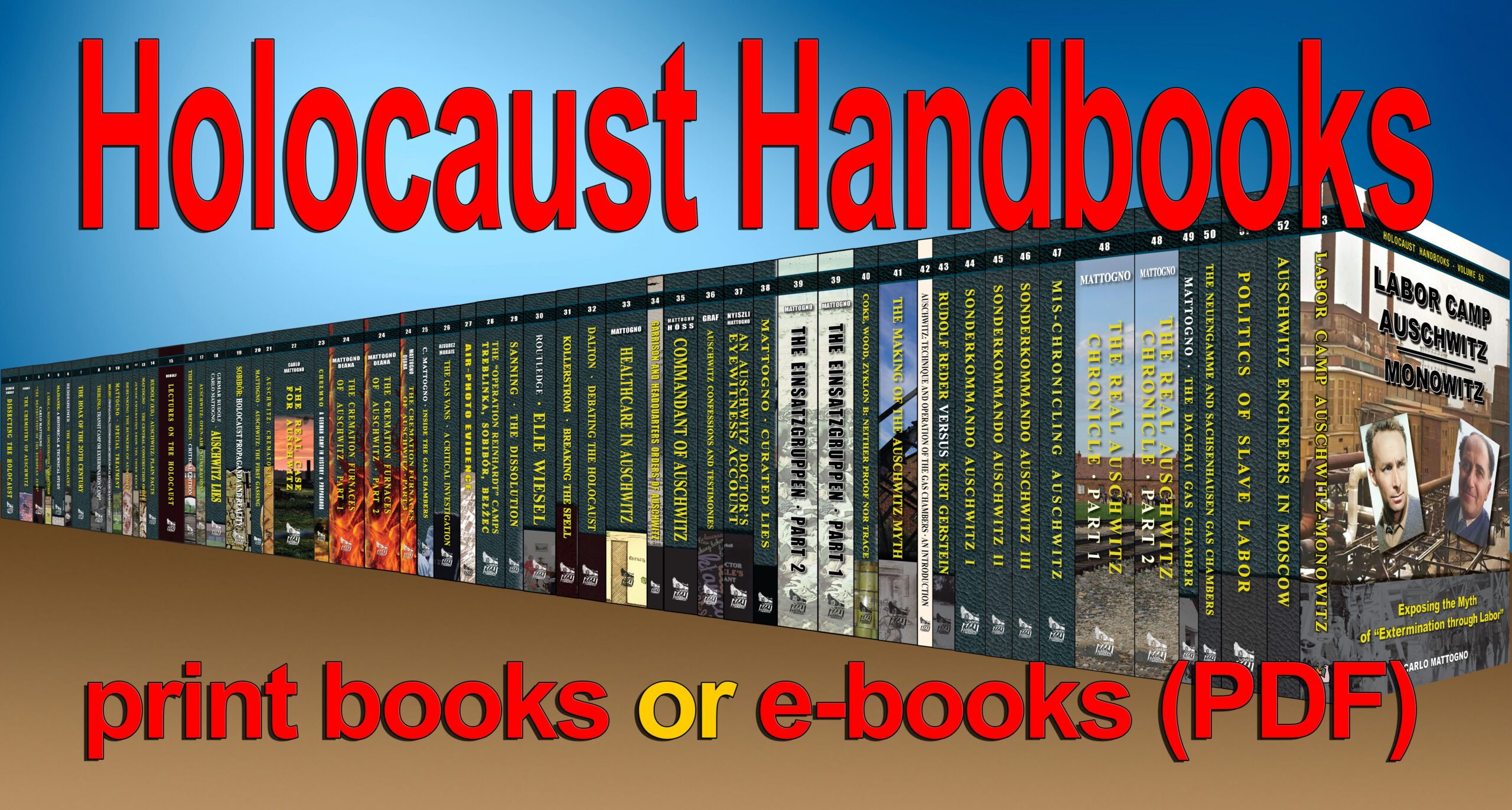 Holocaust Handbooks, paperback editions