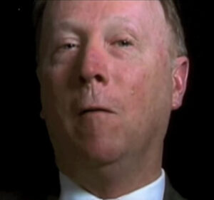 Dr. James Roth, screenshot from Errol Morris’s documentary Mr. Death on Fred Leuchter.