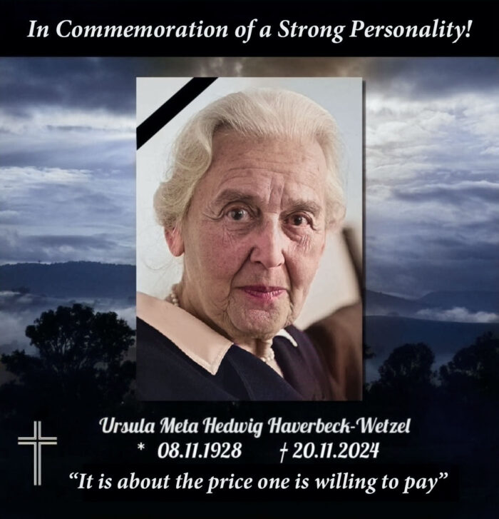 Dr. Ursula Haverbeck