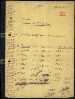 Document 1: Report dated “Gusen, April 25, 1941."