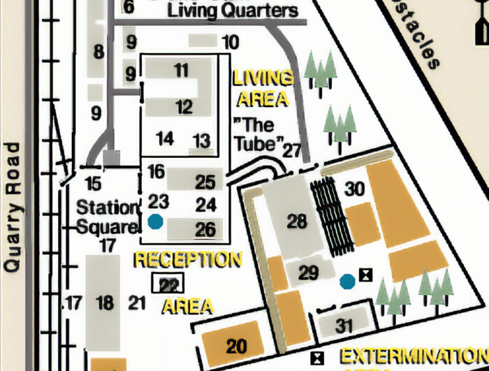 Treblinka Camp Map, Section