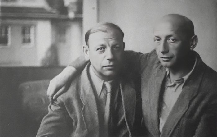 Oskar trawczynski (left) and his brother Zygmund (right)