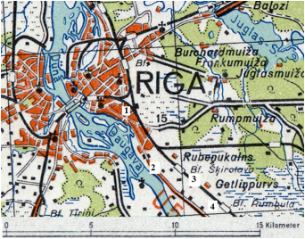 Riga map