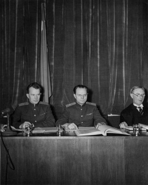 Russian Judges at Nuremberg Trials