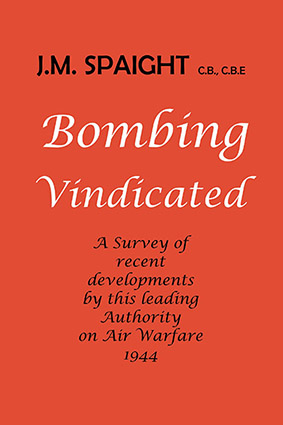 Cover of Bombing Vindicated by J.M. Spaight