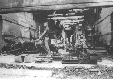 IHR offices folliwng firebombing 1984