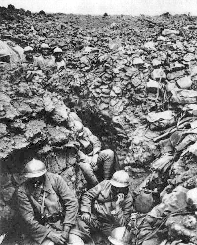 French Troops at the battle of Verdun