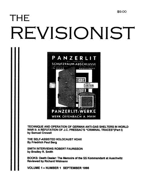 Second prototype cover for The Revisionist