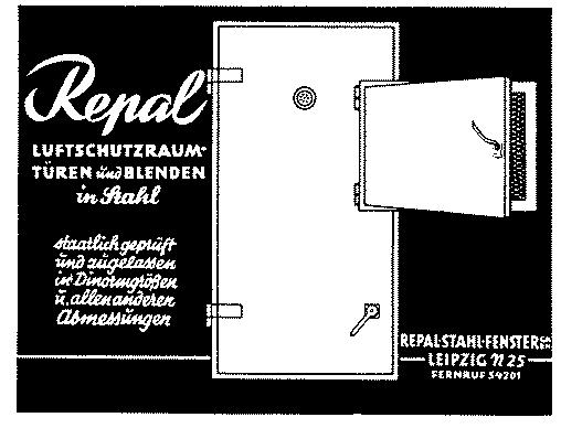 Repal Air Raid Shelter Door Ad
